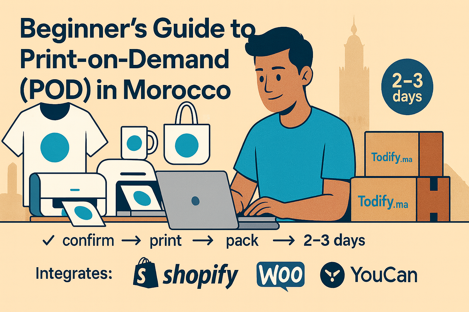 Beginner’s Guide to Print-on-Demand (POD) in Morocco