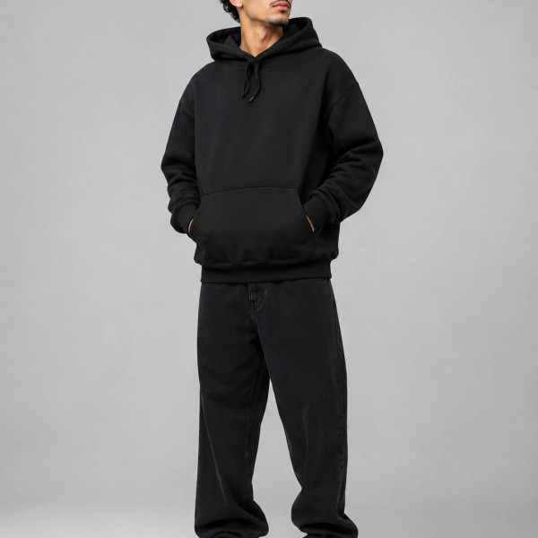 Semi-Oversized Hoodie Top Quality