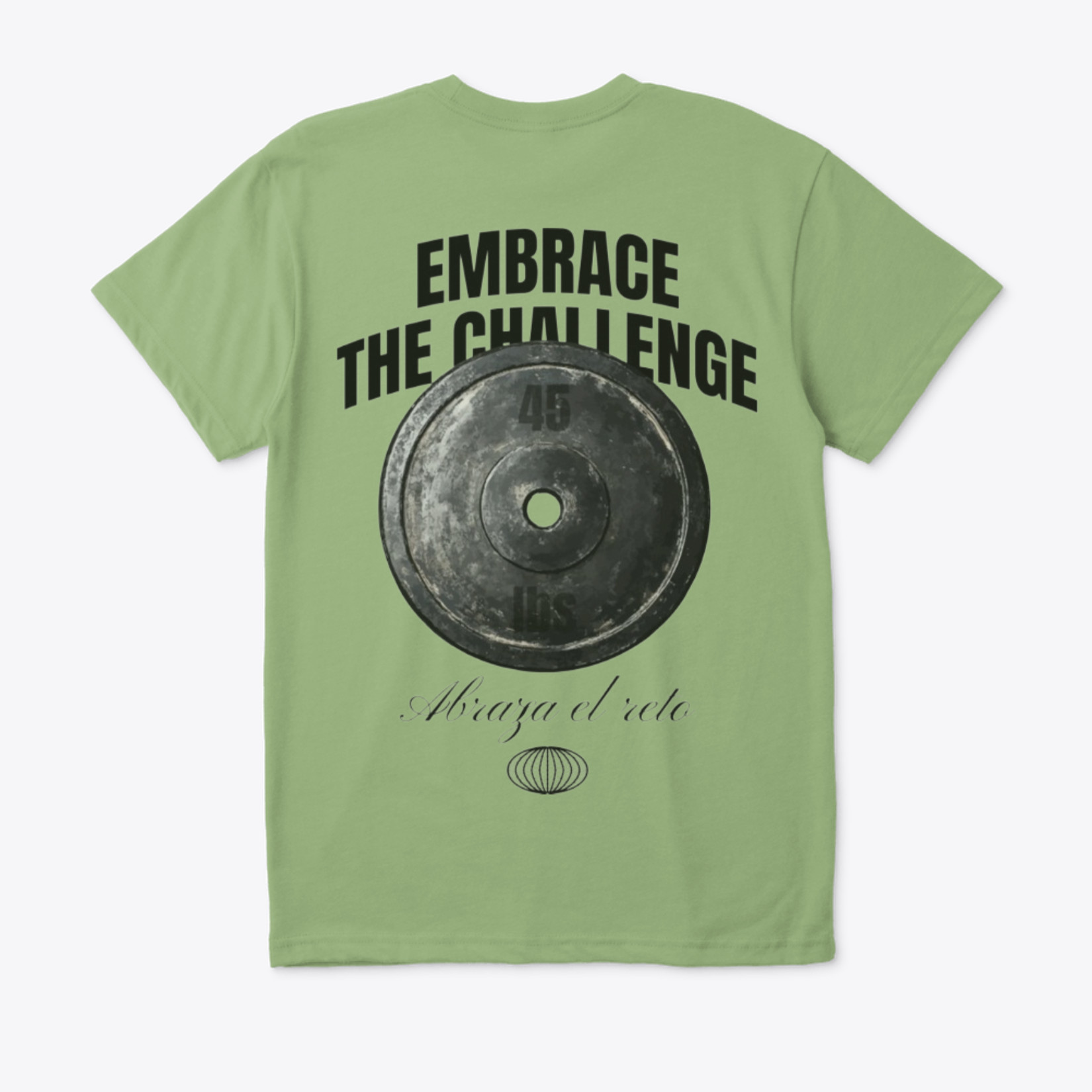 Embrace the Challenge Tee with colors