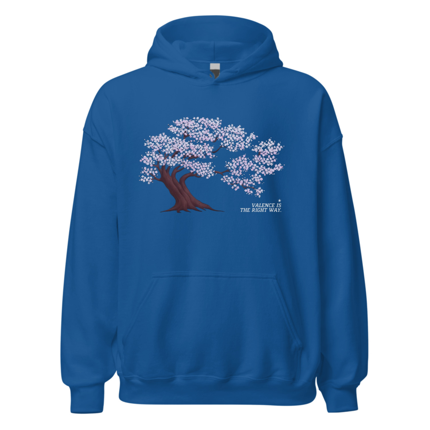 unisex japanese blue hoodie