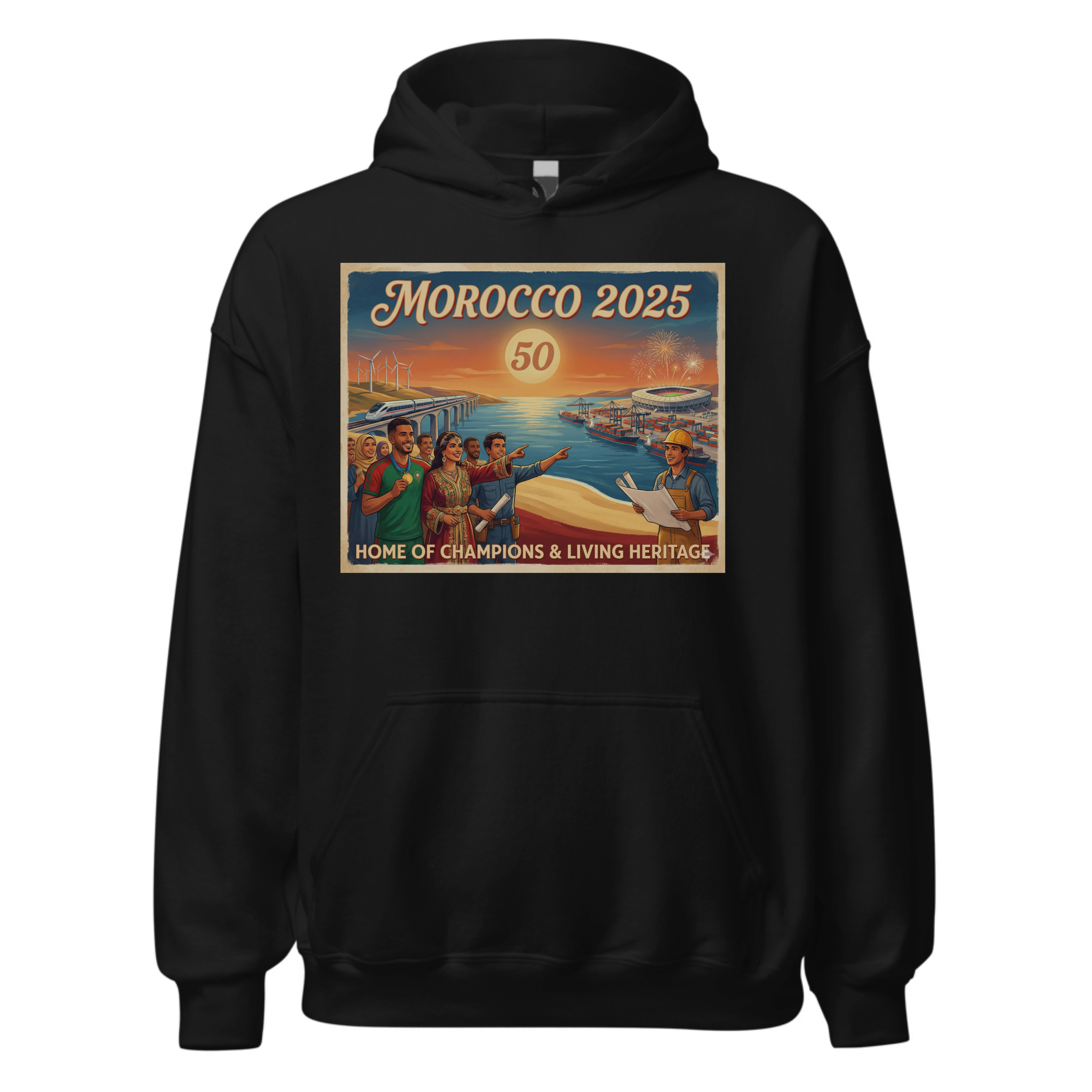 Morocco 2025 Hoodie Oversized