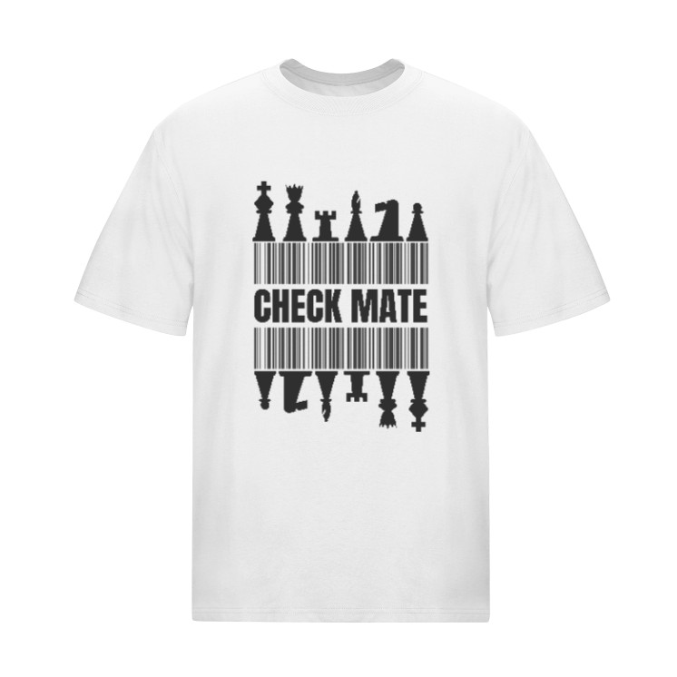 Chess Lovers CHECK MATE Oversize T-shirt 